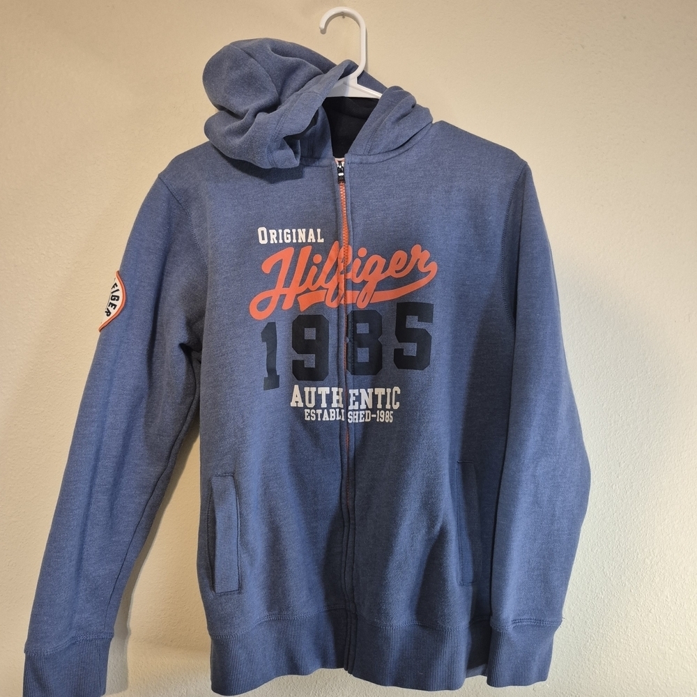 Tommy Hilfiger Kids Blue Hoodie Jacket
